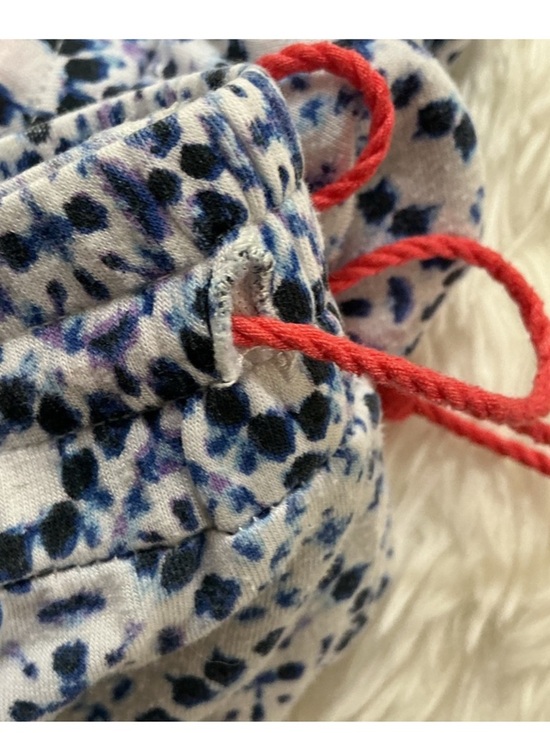 Echo Sleepwear Women’s Printed Jogger Pants Blue White black purple Pattern  L - Picture 2 of 12